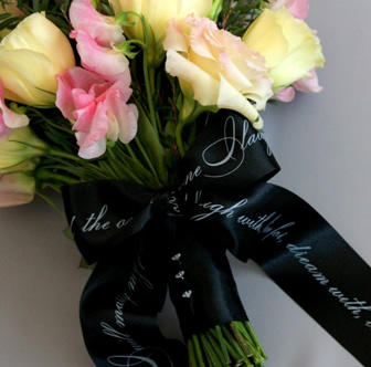 boquet ribbon